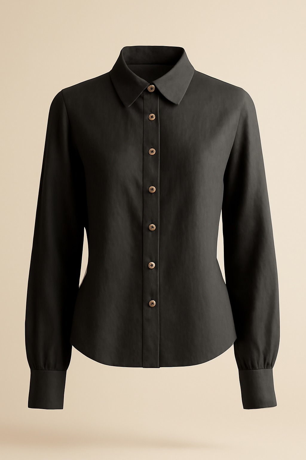 Terra Cropped Tencel Classic Blouse