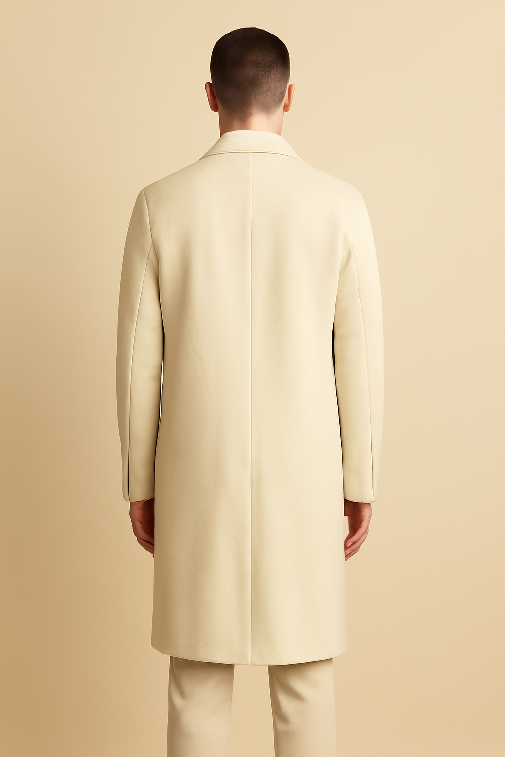 Terra Double-Breasted Linen Overcoat