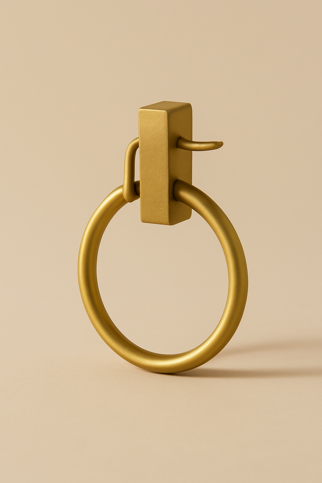 Terra Minimal Brass Earrings