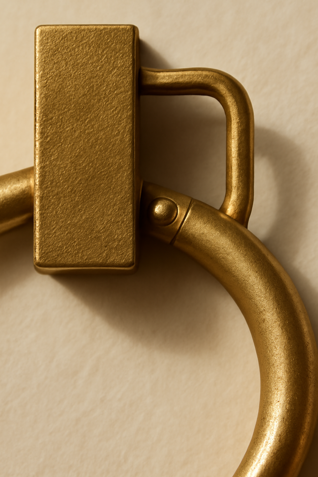 Terra Minimal Brass Earrings