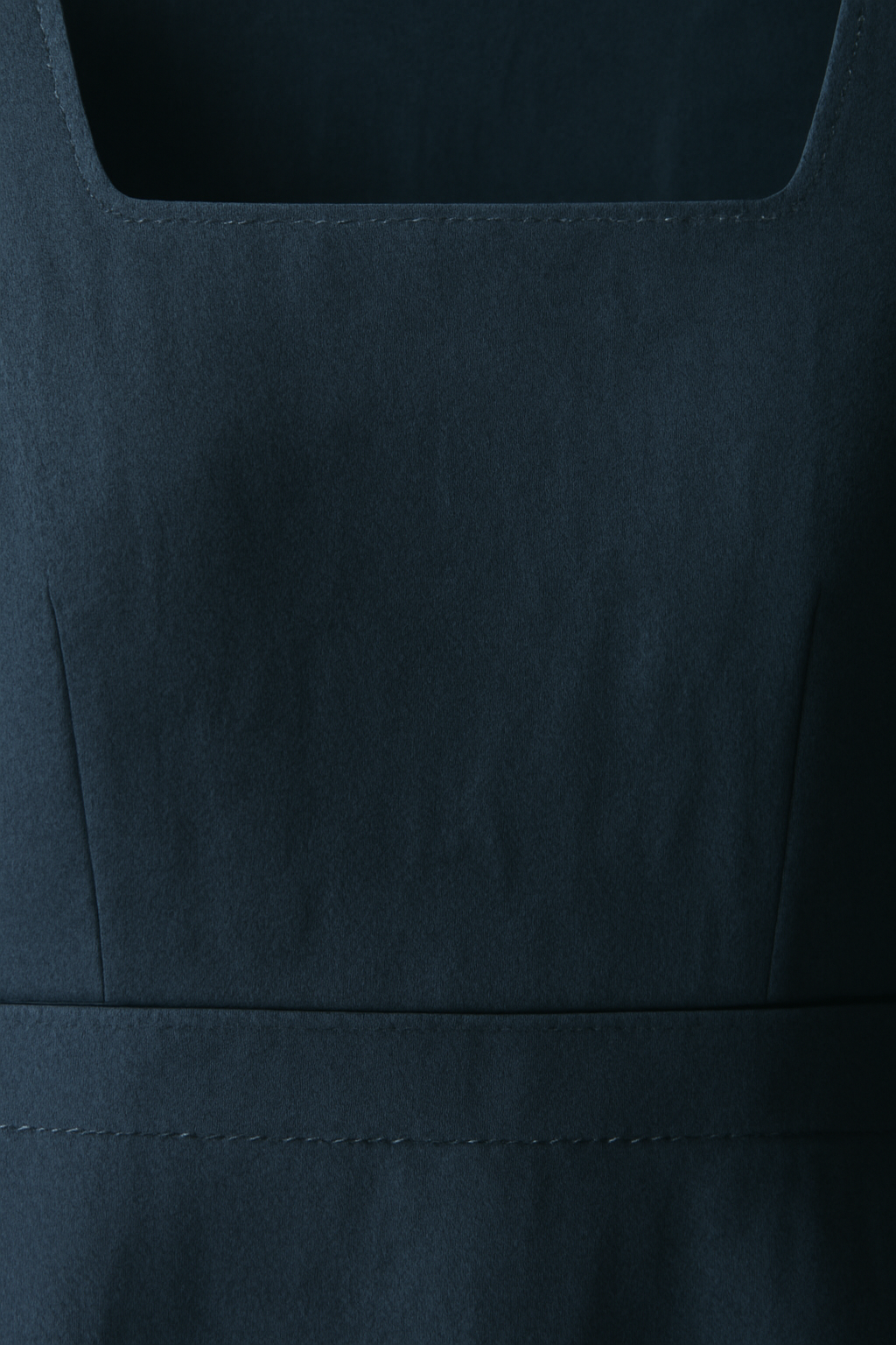 Terra Square-Neck Tencel Shirt Dress