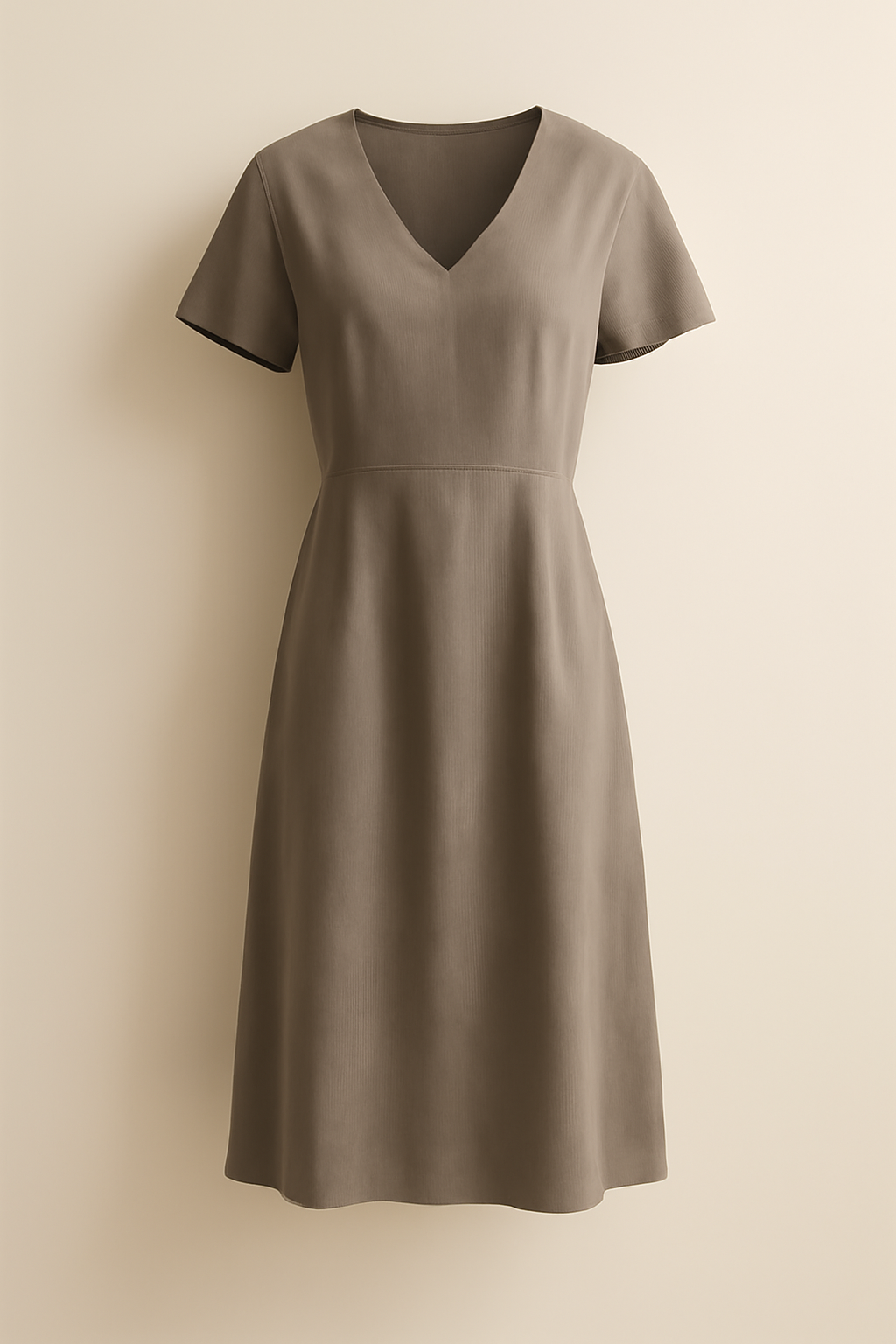 Terra V-Neck Tencel Midi Dress